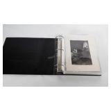 Art prints in binder.