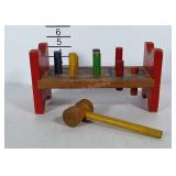 Playskool wooden Cobblers Bench with mallet and