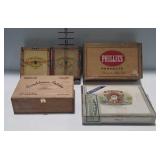 Cigar Box Lot, includes Bering, Phillies,