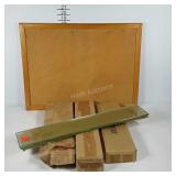 Tempered glass shelves in a variety of sizes and