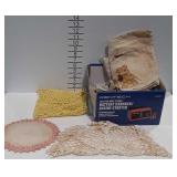 Assorted Crochet/ Needle point wares