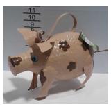 Home Accents Metal Watering Can Pig