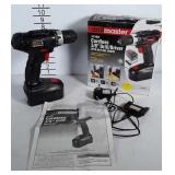 Drill Master 18 volt Cordless drill in box.