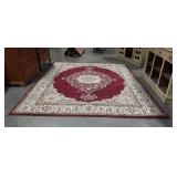 Room Rug, 7.10x10.1 feet, deep red color, nice