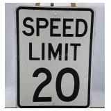 SPEED LIMIT road sign, 18x24