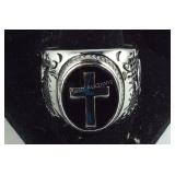 Size 13 stainless steel ring