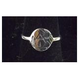 Size 6 Sterling silver ring