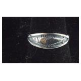 Size 7 Sterling silver fish ring