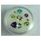 Capsule with gemstones 9