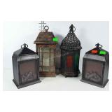 Patio lanterns, battery operated