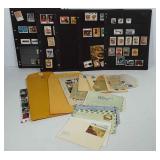 Stamps, many are foreign