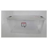 Sterilite clearview storage tote with latching