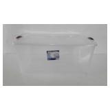 Sterilite clearview tote with latching lid, 105