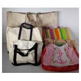 Tote bags, includes large (30x24) Utility Brand