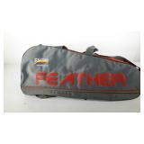 FEATHER racketsports nylon backpack tennis bag.