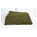Army green wool blanket, in good condition, just