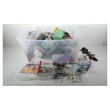 Large lot of crafting supplies, tote full of