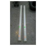Two plastic tubes 53 in Long