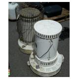 Two kerosene heaters
