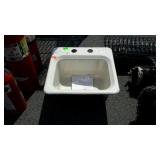 Kohler cast-iron sink 47 almond color 15 in wide