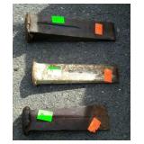 Three cast splitting wedges