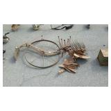 Parts with pitchfork heads, plow Garden parks,