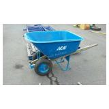 ACE Wheel Barrow, big poly tub, double wheeled