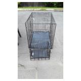2 pet kennels extra small for dogs up to 12 lb