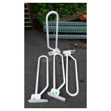 Elcoma flip up locking saftey rails, four