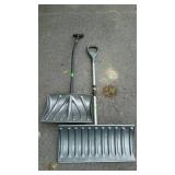 Two snow shovels.