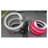 Stove flex chimney liner pipe, with a couple