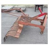 York Landscape Rake, 5ft, 3pt. Hitch, angle