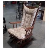 Oak glider rocker, code P2