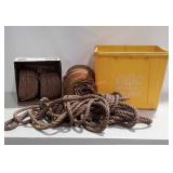 Assorted Twine, Hemp Rope ( 3/4in.), & Recycling
