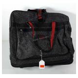 Original Olympia expanding tweed suitcase on