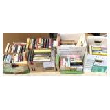 Books, hardback and paperbacks, mainly novels, a