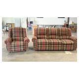 La-Z-Boy double Recliner Sofa and matching rocker