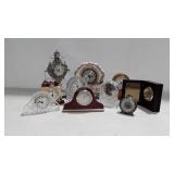 Clock lot: electric, battery and windup clocks