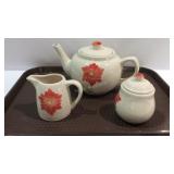 Gold Coast 3pc tea set