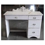 Painted student desk, needs some reworking