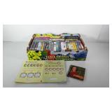 VHS tapes, activity sheets and Mozart CD