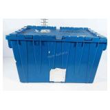 Heavy Duty storage tote with interlocking lid