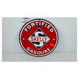 Enameled Skelly Gas sign