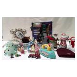 Christmas and toys, Fisher Price music box iron,