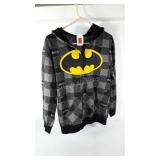 Batman hoodie, no size, but looks like men