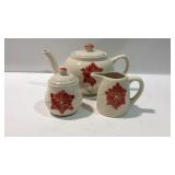 Gold Coast 3pc teapot set