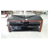 Glass Shelf media TV console, measure 52 in Long