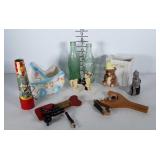 2 planters, 2 Coca-Cola bottles (one marked