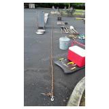 Log Chain, about 38 foot long, hooks on each end