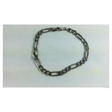925 Sterling Gents Figaro 9.5" Bracelet
